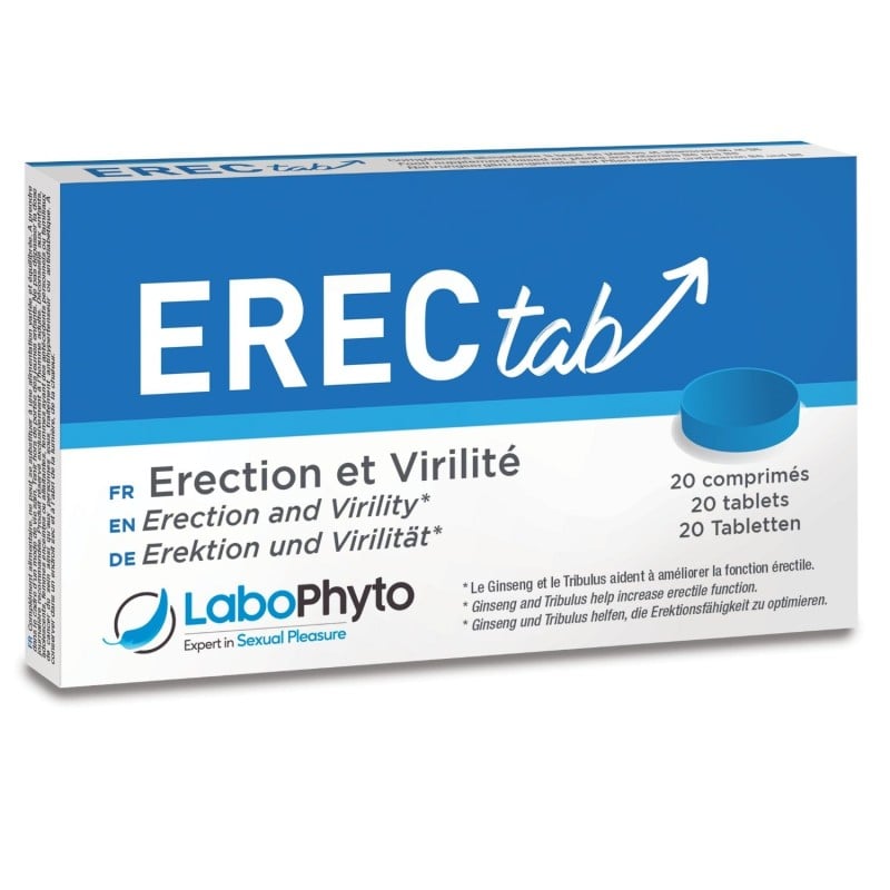 Erectab 20 comprimés stimulants sexuels - Labophyto