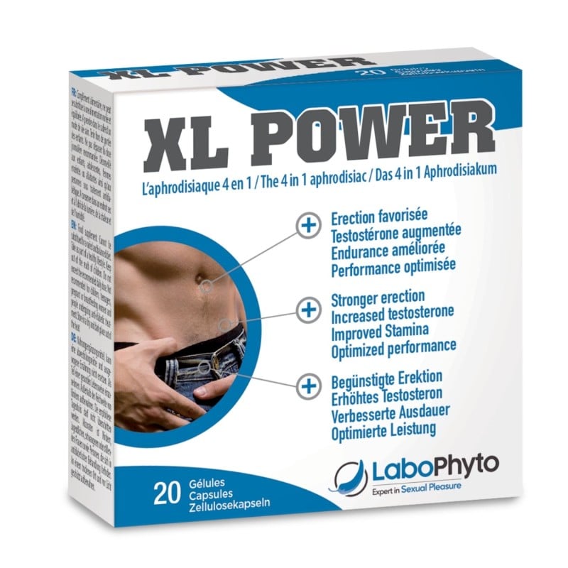 XL Power (20 gélules) Aphrodisiaque - Labophyto