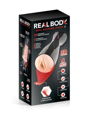 Vagin masturbateur Real Sucking Pussy 2 - Real Body