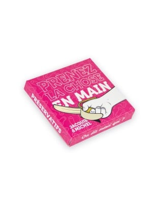 Pochette de 3 préservatifs Jacquie et Michel
