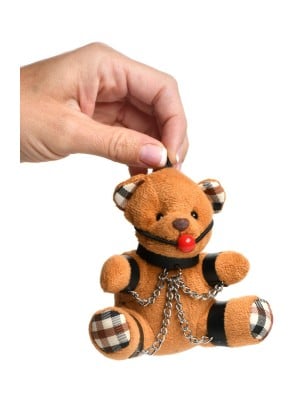Porte-clés Teddy Bear bâillonné