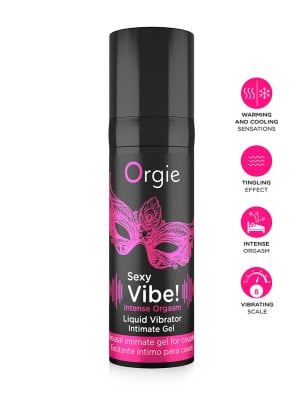 Gel d'excitation Sexy Vibe Intense Orgasm Liquid Vibrator