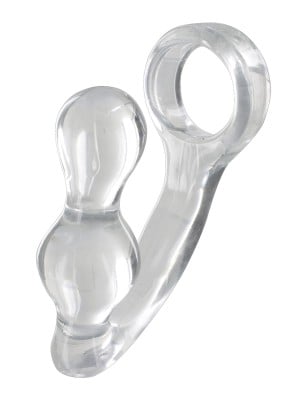 Stimulateur de prostate et cockring transparent