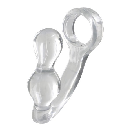 Stimulateur de prostate et cockring transparent