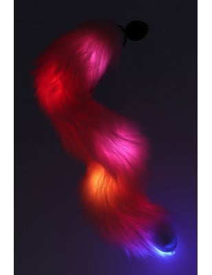 Plug anal Licorne avec queue lumineuse - Taboom