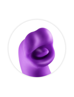 Vibromasseur rabbit 3-en-1 Kissy violet - Yoba