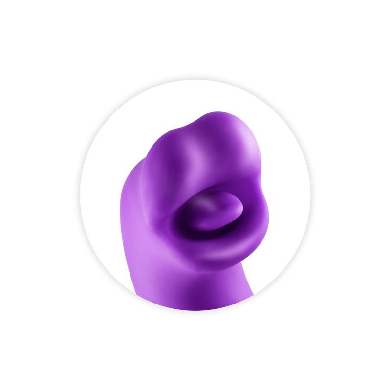 Vibromasseur rabbit 3-en-1 Kissy violet - Yoba