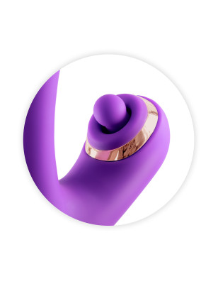 Vibromasseur rabbit 3-en-1 Joyfully violet - Yoba