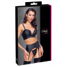 Ensemble lingerie 3 pièces avec porte-jarretelles - Cottelli PARTY 
