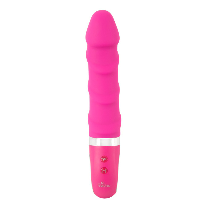 Vibro chauffant rechargeable 22,8 x 4 cm - Sweet Smile