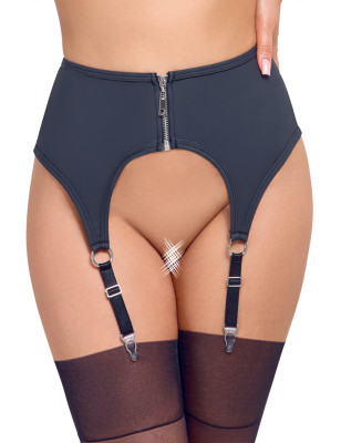 Porte-jarretelles noir mat - Cottelli LINGERIE