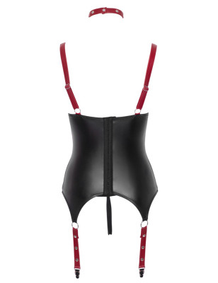 Ensemble ouvert avec collier et menottes - Cotelli BONDAGE