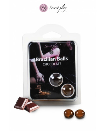 2 Brazilian Balls - chocolat - Huiles et crèmes de massage