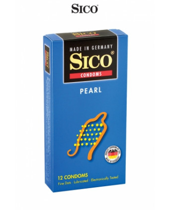 12 préservatifs Sico PEARL - Préservatifs
