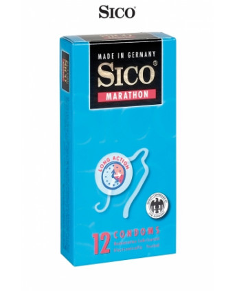 12 préservatifs Sico MARATHON - Préservatifs