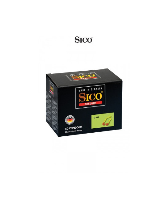 50 préservatifs Sico GRIP - Préservatifs