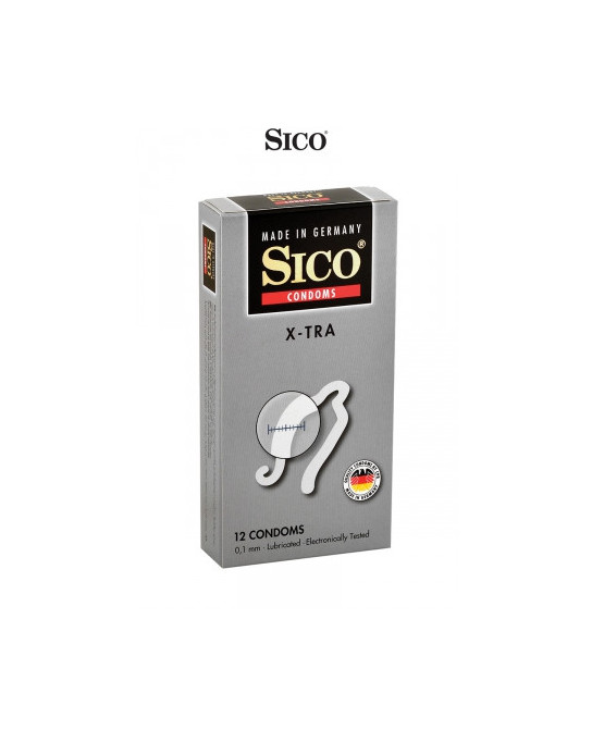 12 préservatifs Sico X-TRA - Préservatifs