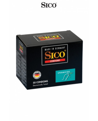 50 préservatifs Sico SPERMICIDE - Préservatifs