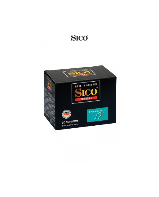50 préservatifs Sico SPERMICIDE - Préservatifs