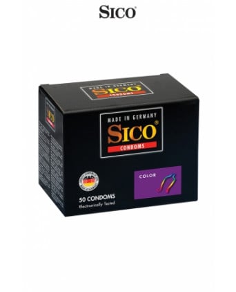50 préservatifs Sico COLOUR - Préservatifs