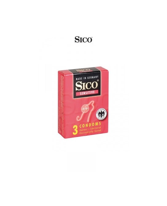 3 Préservatifs Sico SENSITIVE - Préservatifs