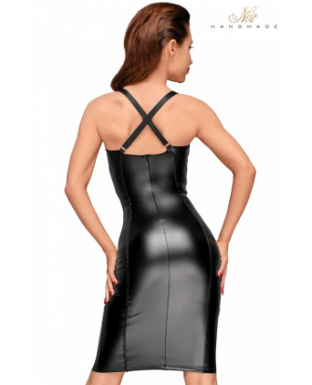 Robe moulante wetlook F180 - Robes sexy