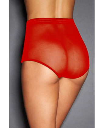 Culotte haute sexy - rouge - Dessous Sexy