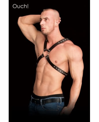 Harnais Adonis - Ouch! - Lingerie vinyle homme