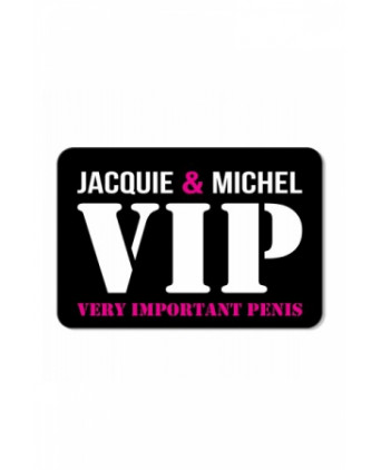 Plaque de porte Jacquie et Michel VIP - Plaques décoratives