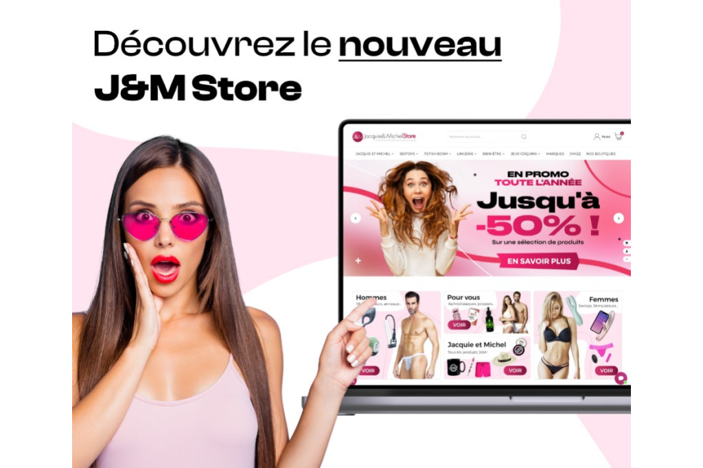 Le nouveau lovestore en ligne par Jacquie et Michel
